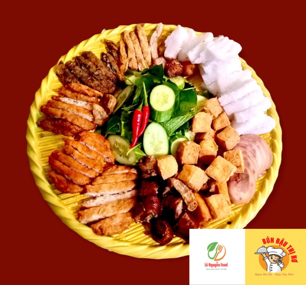 bún đậu mắm tôm tại liên hương