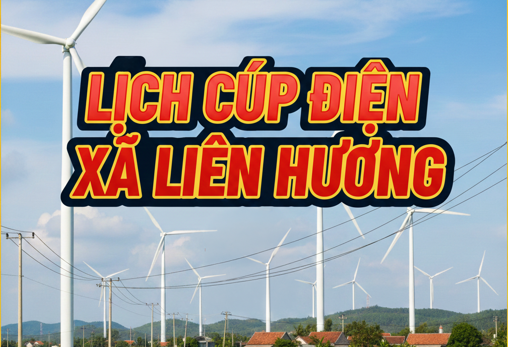 Lịch cúp điện xã Liên Hương