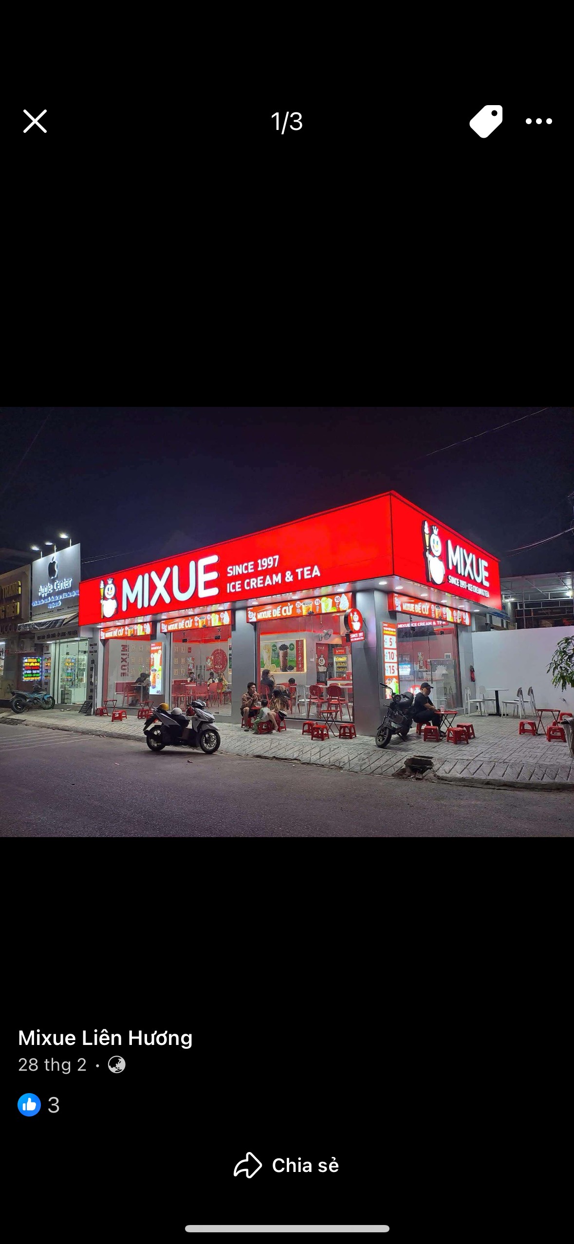 quán kem tại liên hương