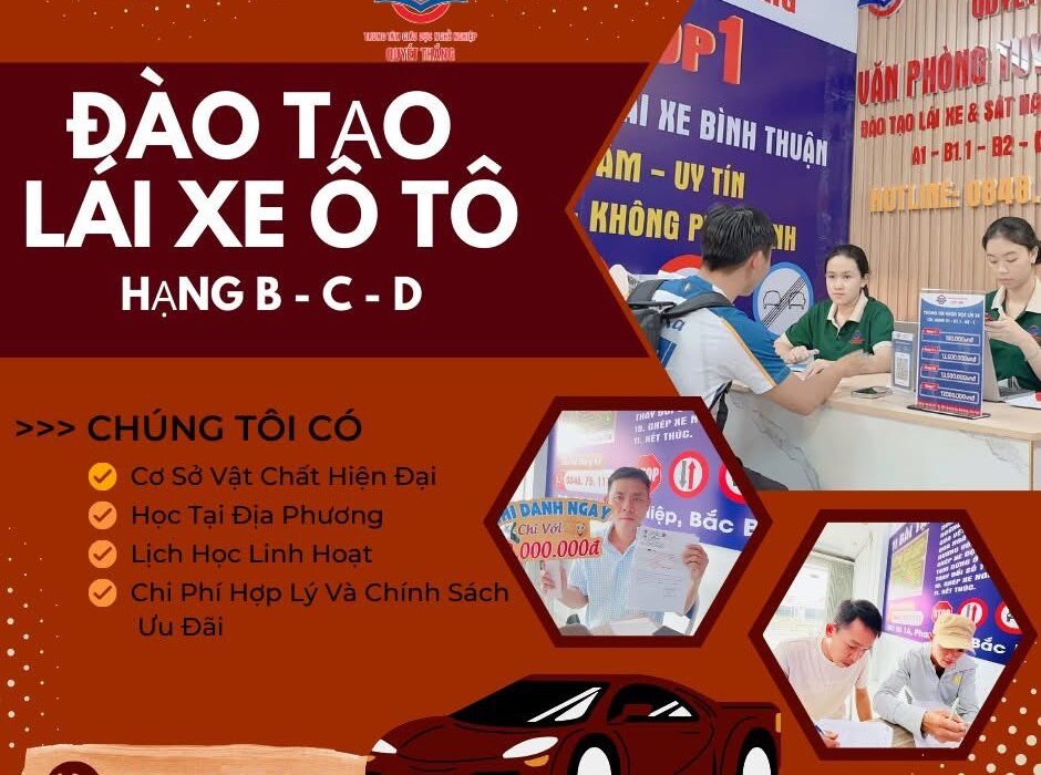 trung tâm đào tạo lái xe liên hương