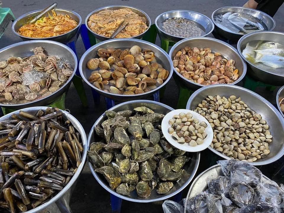 hải sản tươi cổ thạch