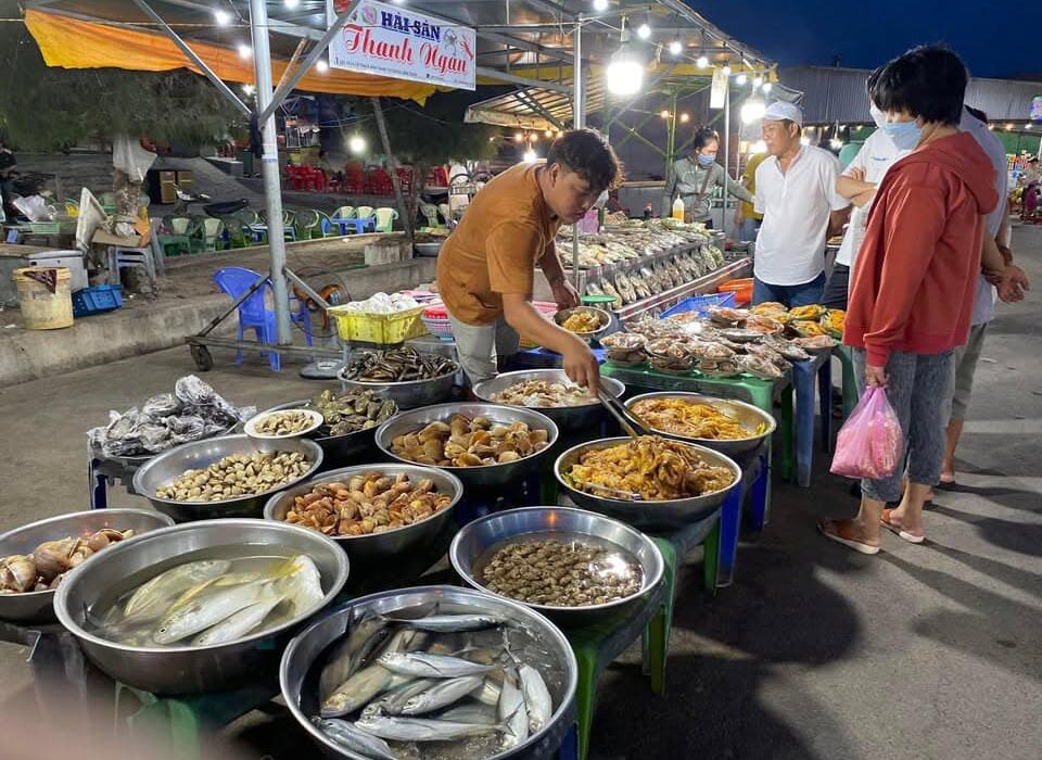 hải sản tươi cổ thạch