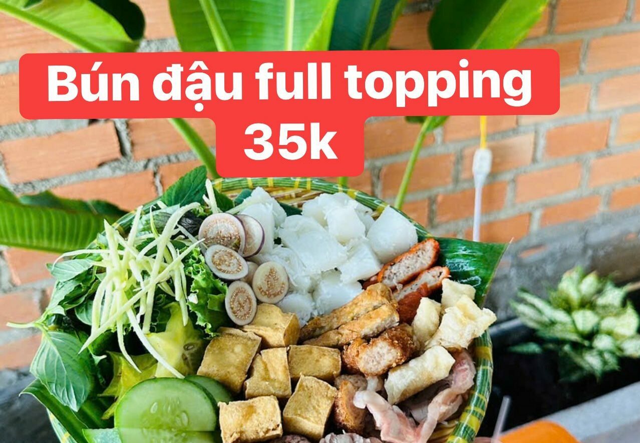 bún đậu mắm tôm tại liên hương