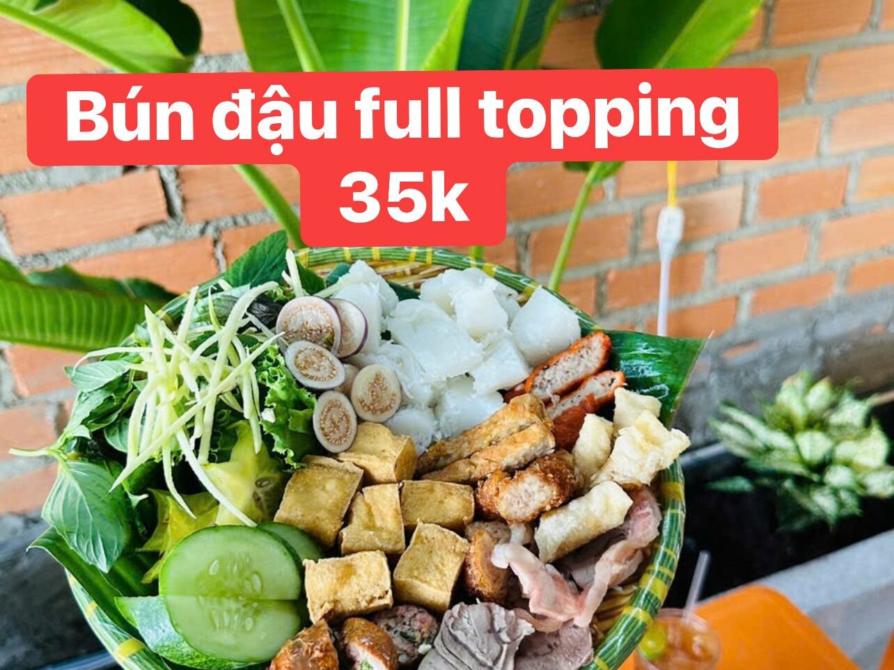 bún đậu mắm tôm tại liên hương