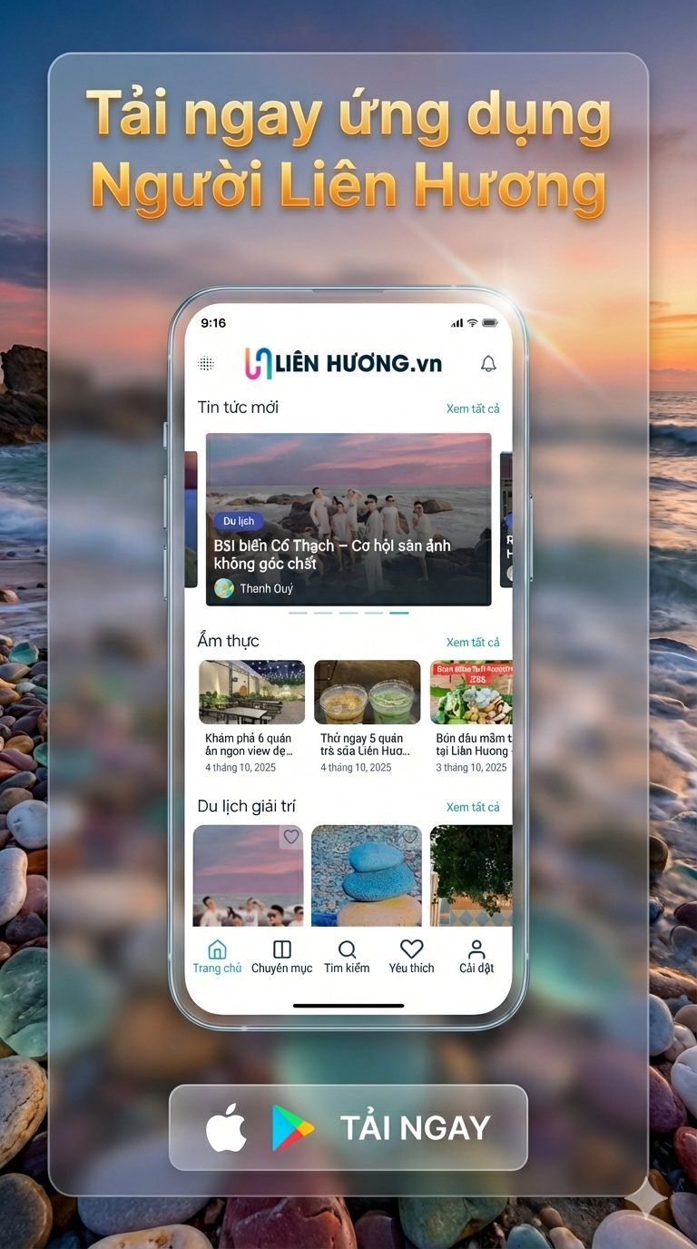 Tải ứng dụng tin tức xã liên hương