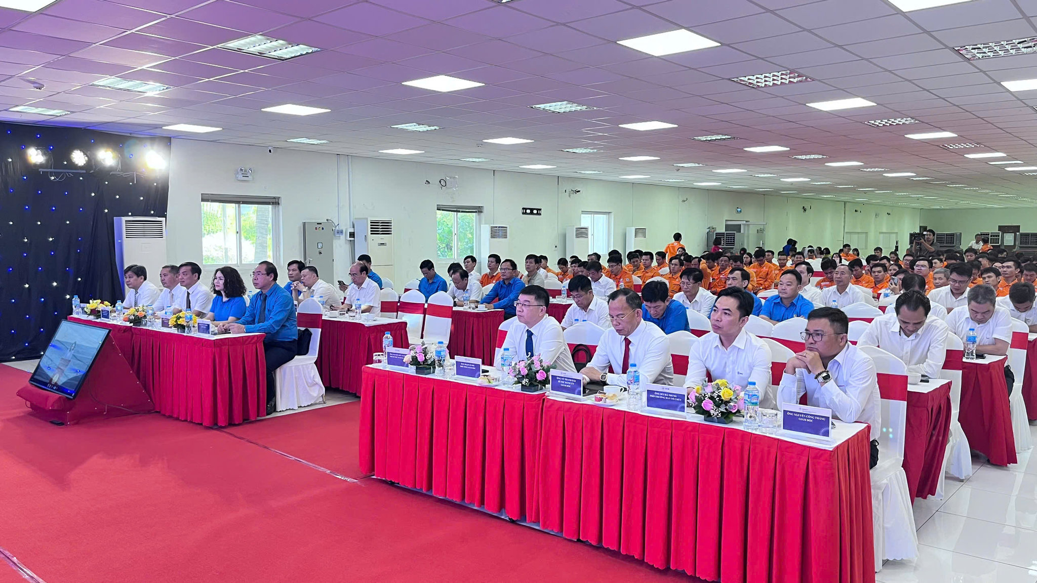 Điểm cầu Nhà máy Nhiệt điện Vĩnh Tân 4 tại lễ phát động