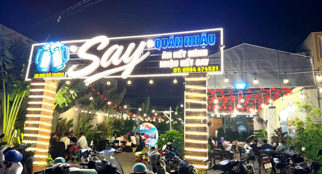 Say Quán – Quán nhậu mới mở có nhạc DJ tại Xã Liên Hương